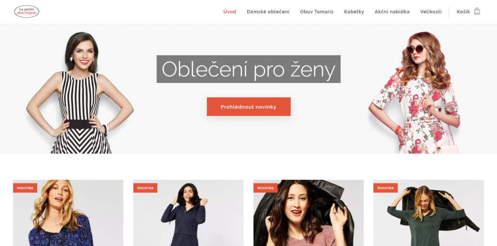 Internetový boutique La Petite